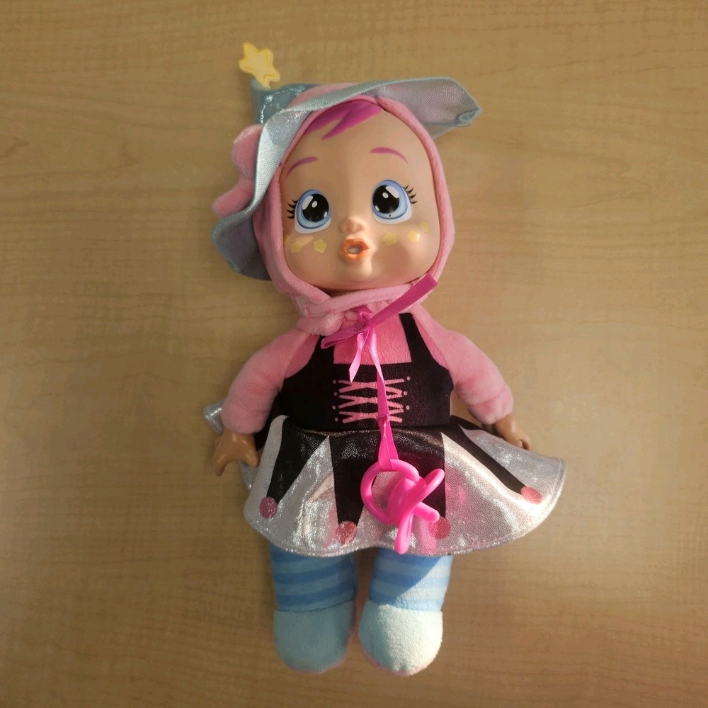 Cry Babies Witch Doll Halloween Pink Black Costume IMC Toys